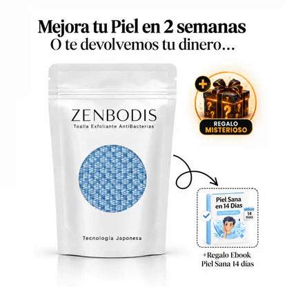 Toalla Exfoliante Anti Bacterias ZenBodis™