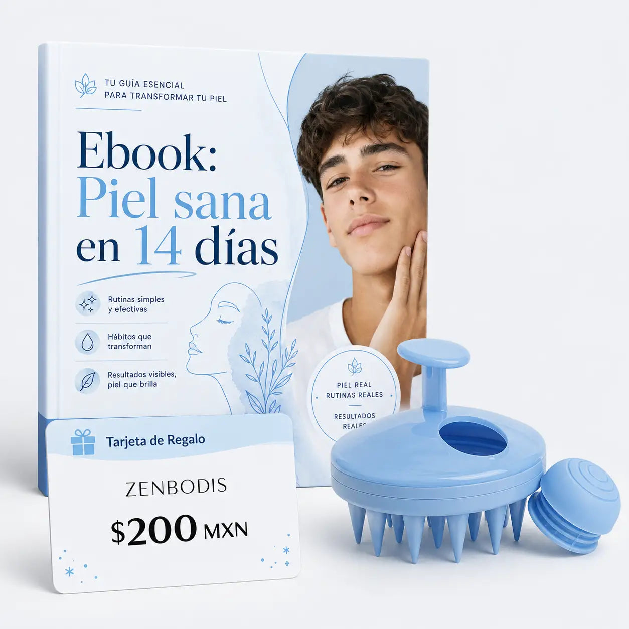 Kit Ebook+Masajeador+Tarjeta $200