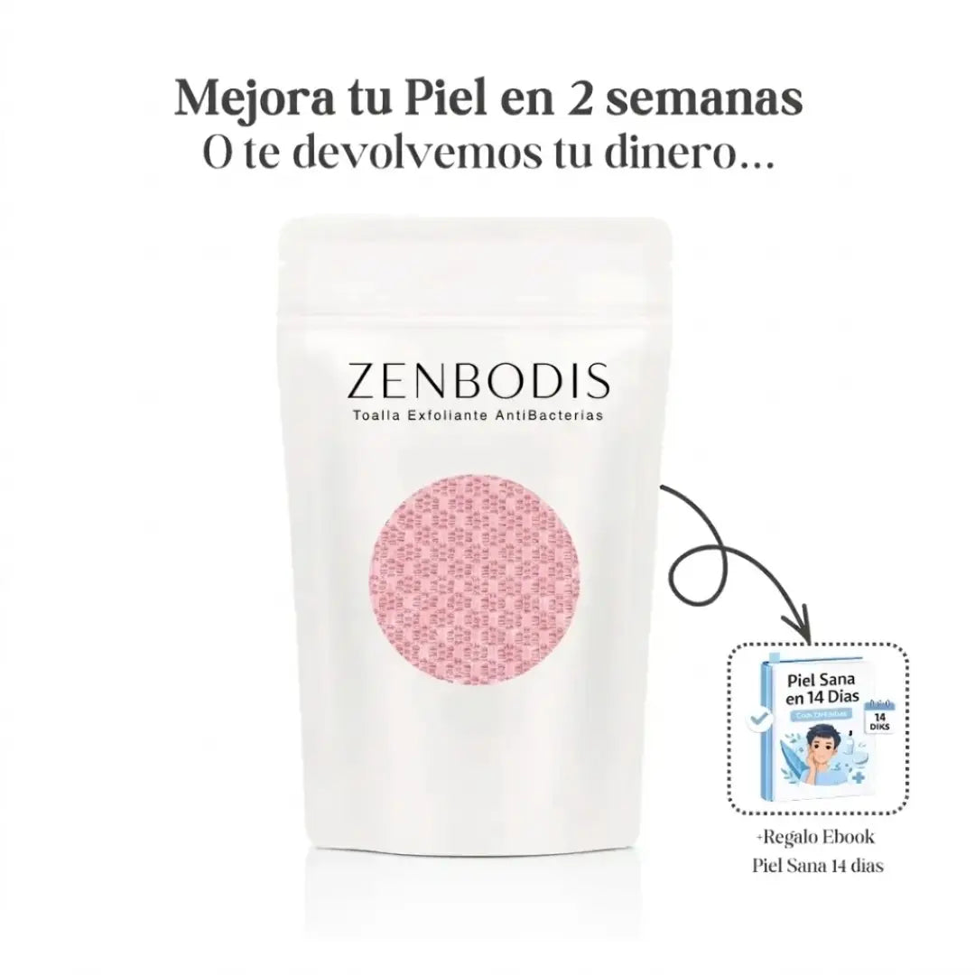 Toalla Exfoliante Anti Bacterias ZenBodis™