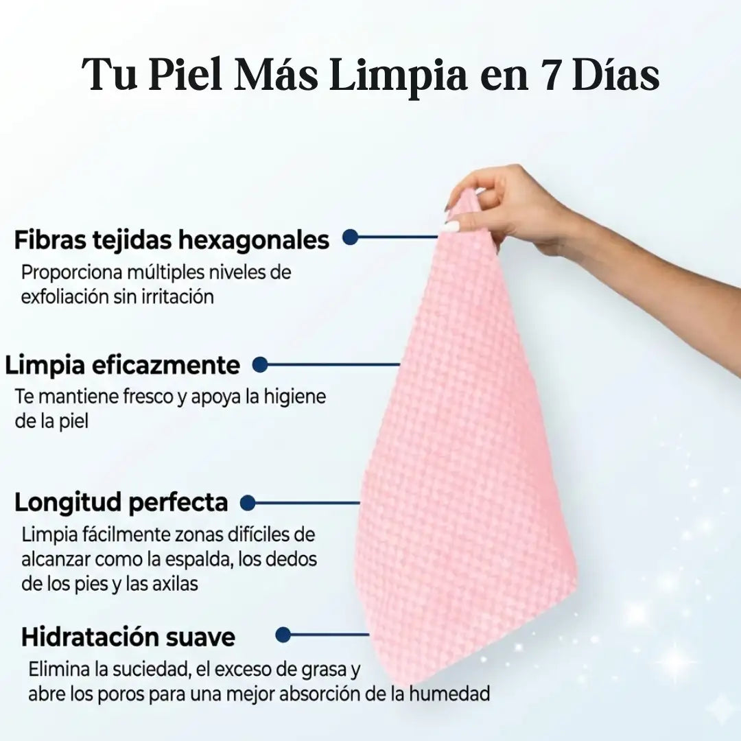 Toalla Exfoliante Anti-Bacterias ZenBodis™