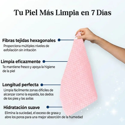 Toalla Exfoliante Anti-Bacterias ZenBodis™