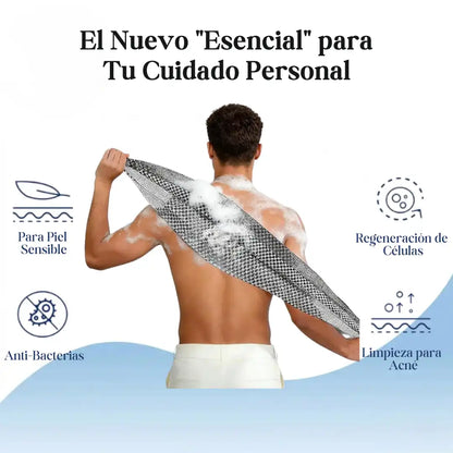 Toalla Exfoliante Anti Bacterias ZenBodis™