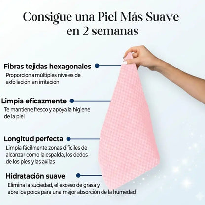 Toalla Exfoliante Anti Bacterias ZenBodis™